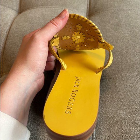 Jack Rogers Yellow Sandals - Picture 2 of 3